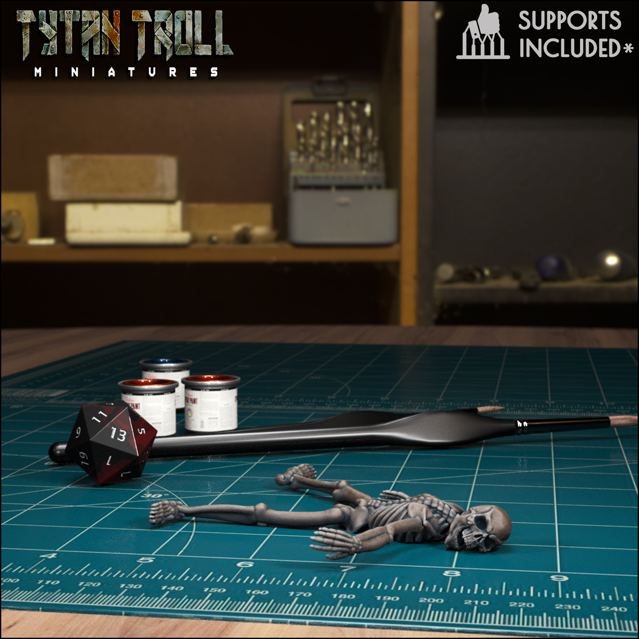 Dead Skeleton 01 [Pre-Supported]