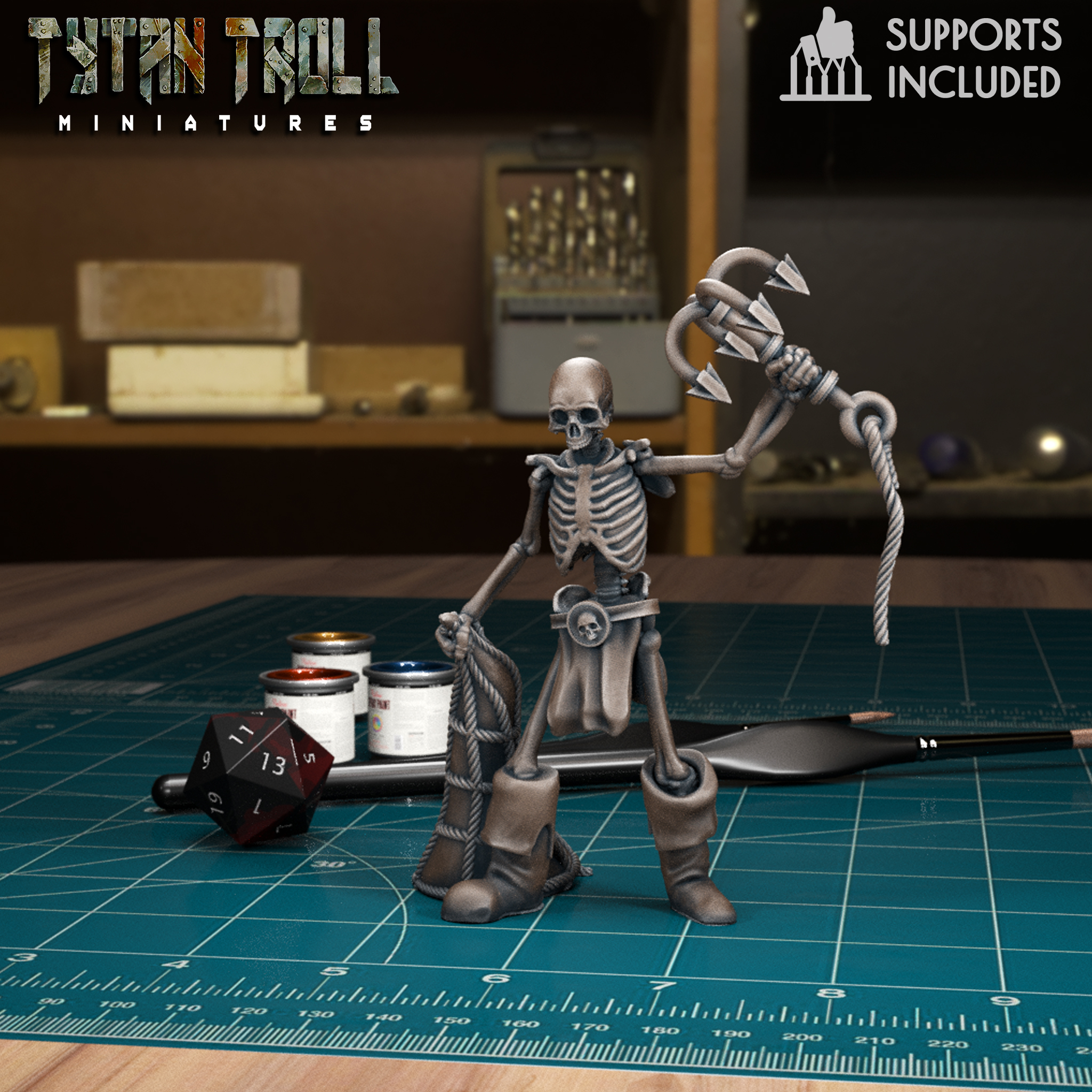 Skeleton Pirate 03 [Pre-Supported]