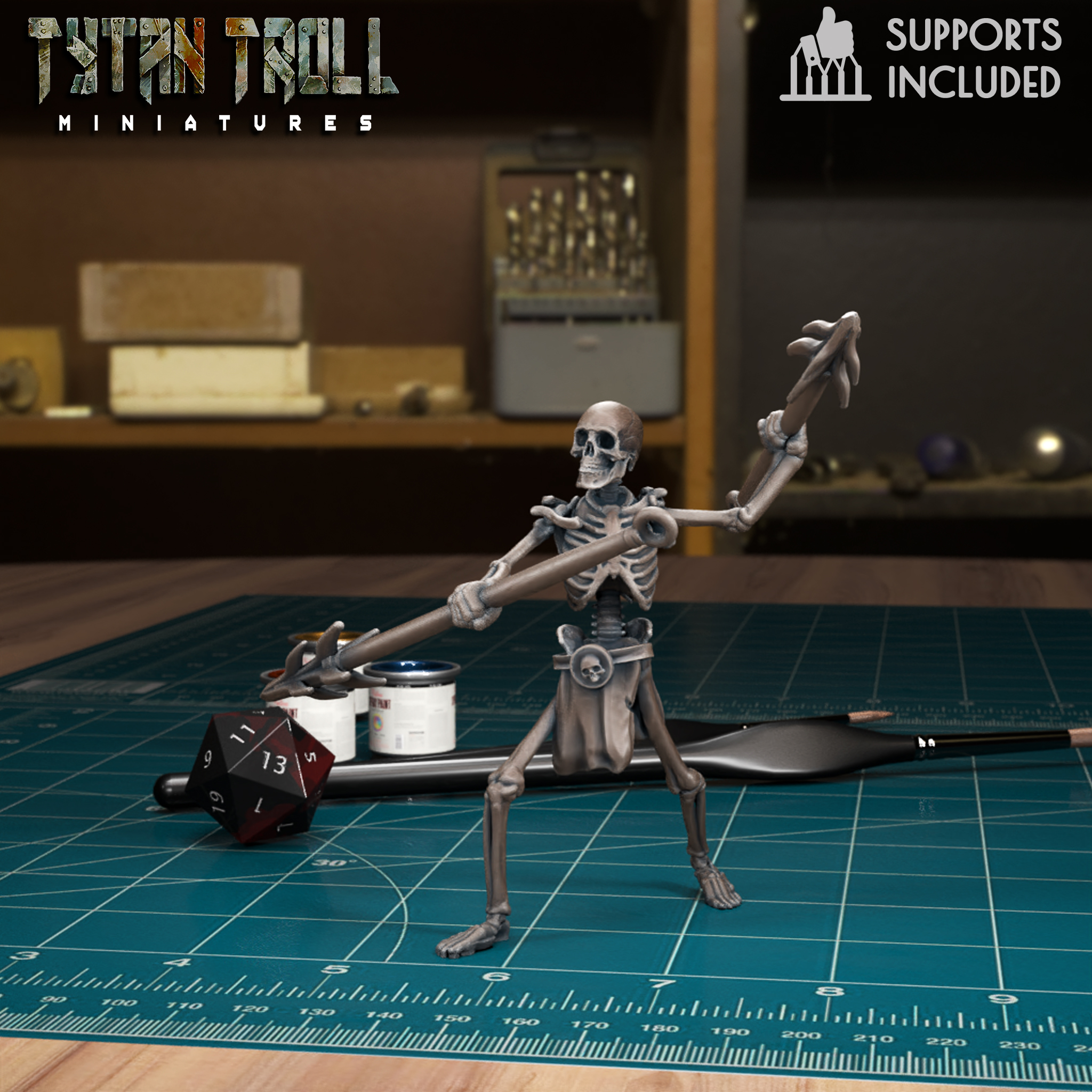 Skeleton Pirate 07 [Pre-Supported]