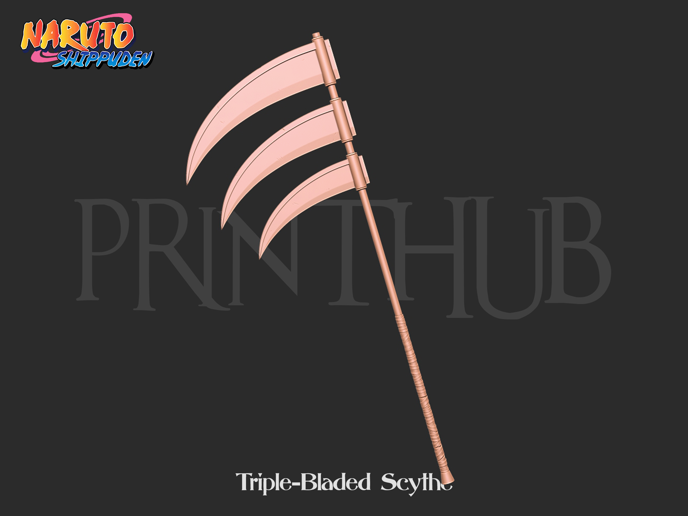 Hidan scythe 3d print model