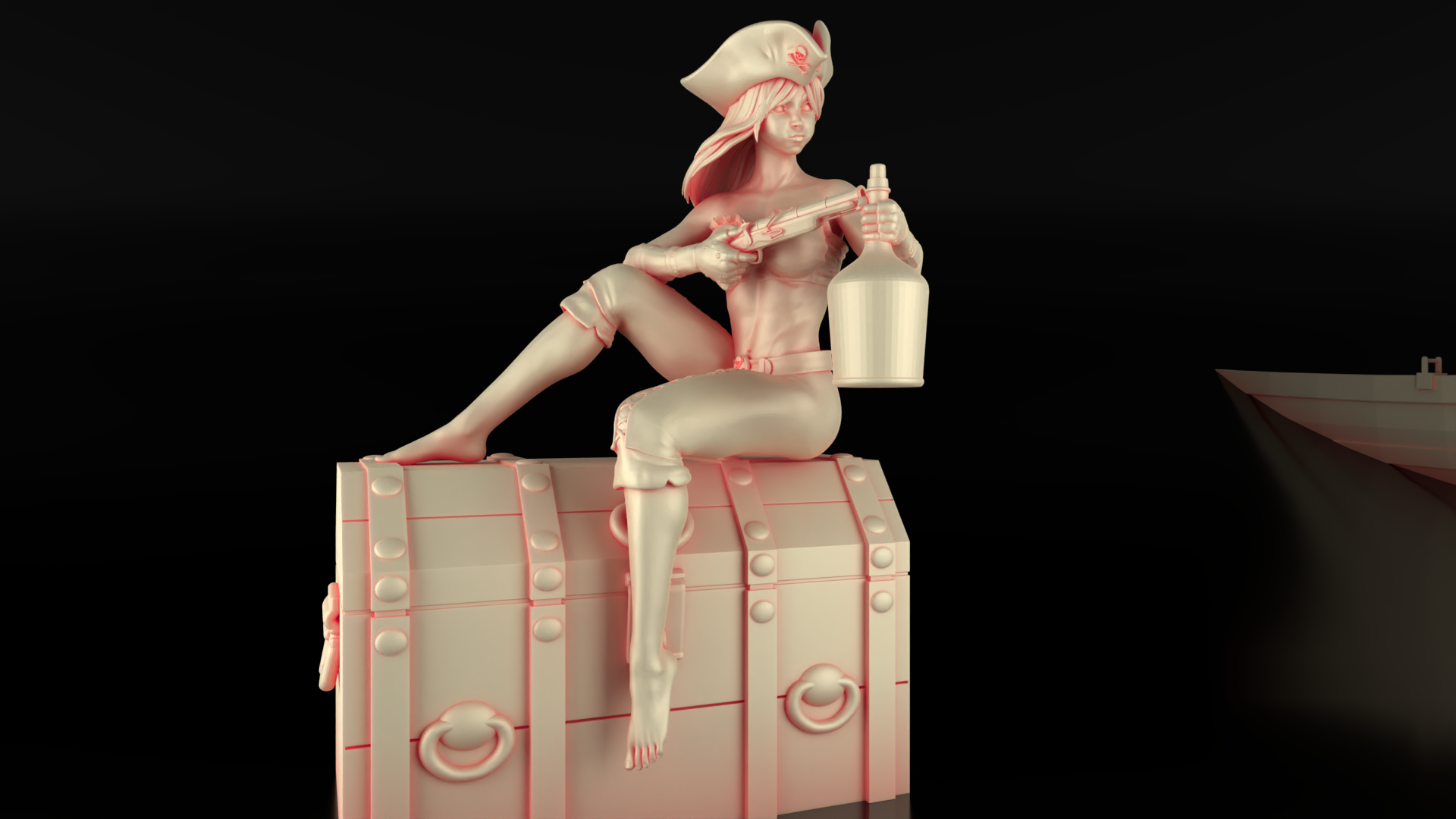 Calico the Pirate Pinup