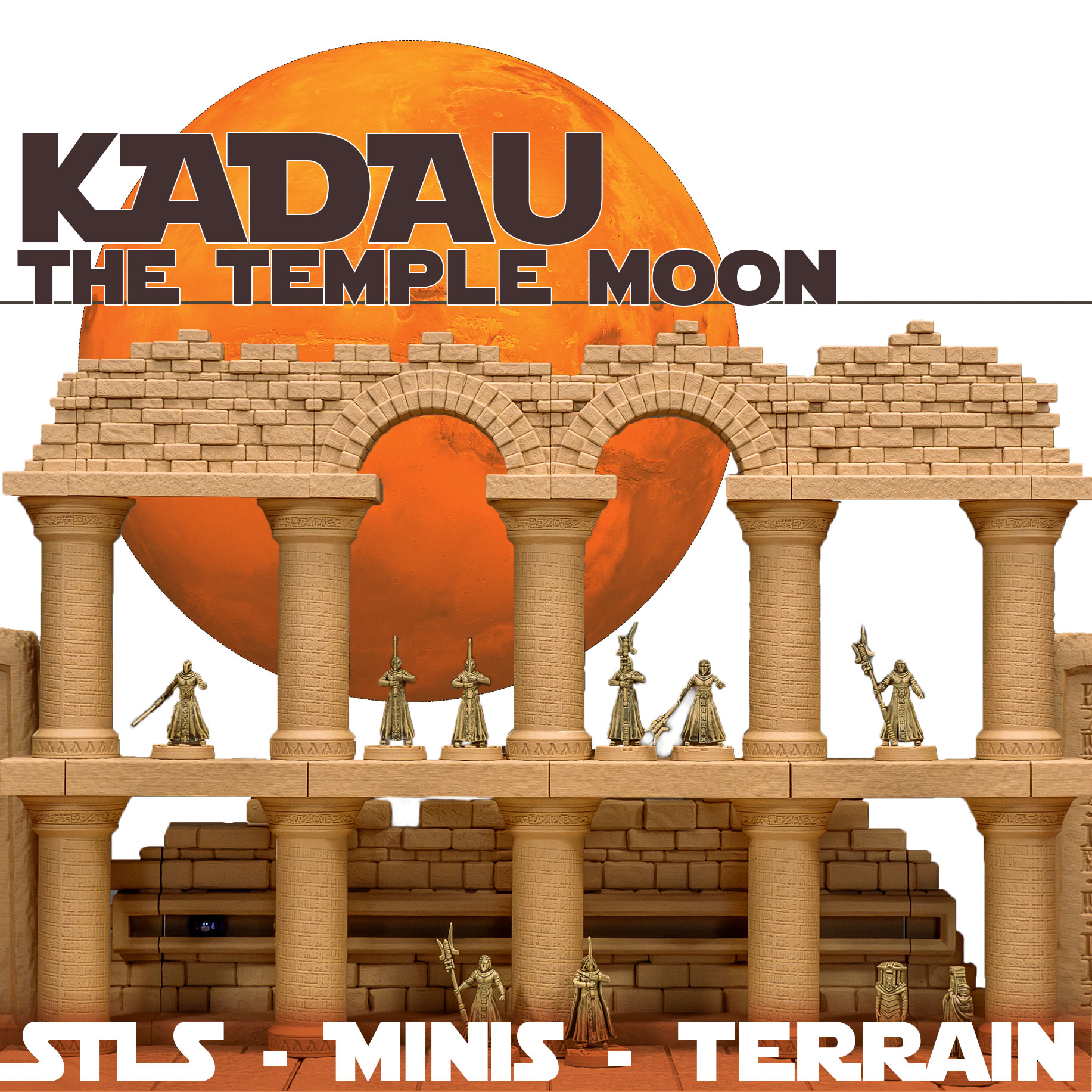 Kadau the Temple Moon All Models - Minis, Terrain & Scatter