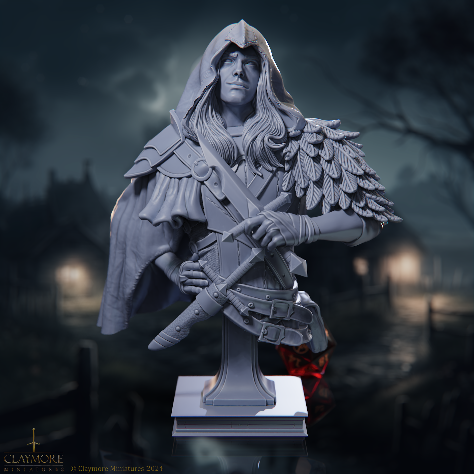 Valen, the Rogue Raven - Bust