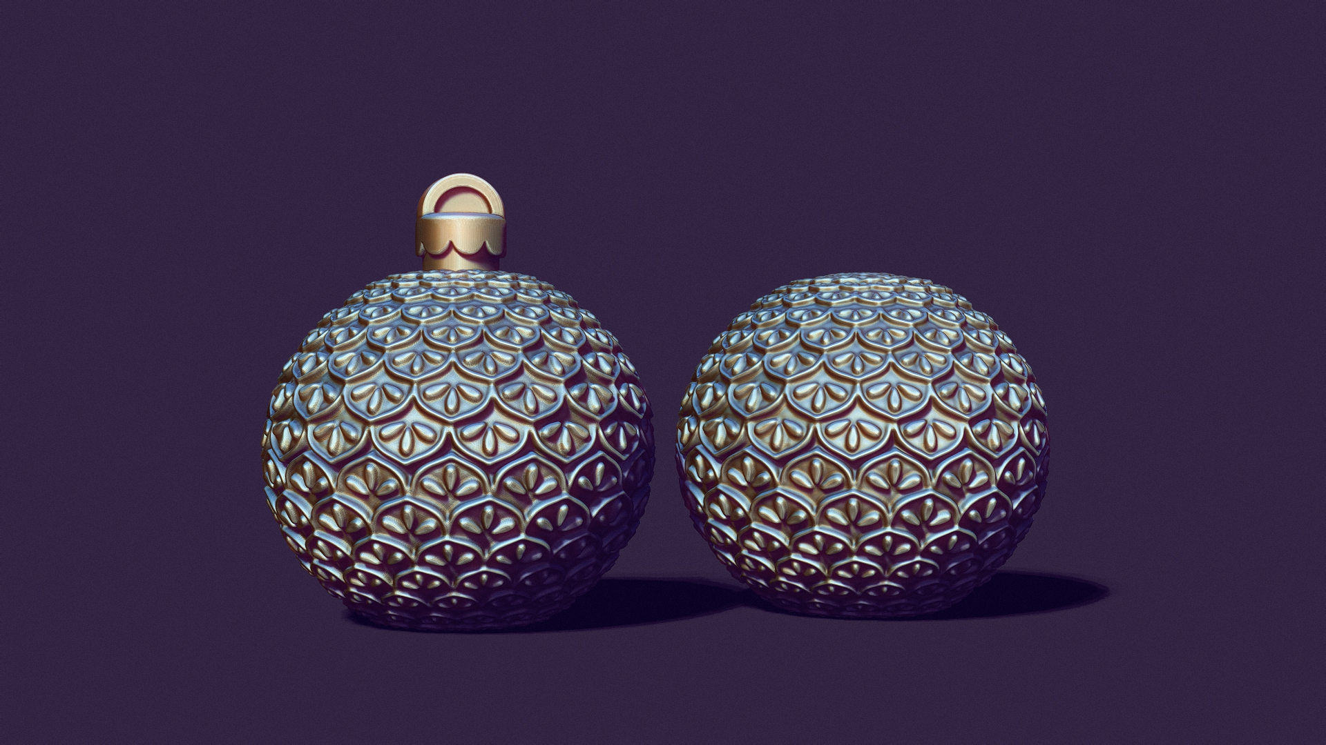 A Christmas tree ball. casting model.