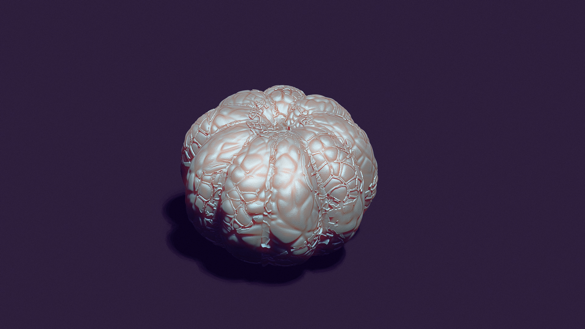 peeled tangerine for candle casting