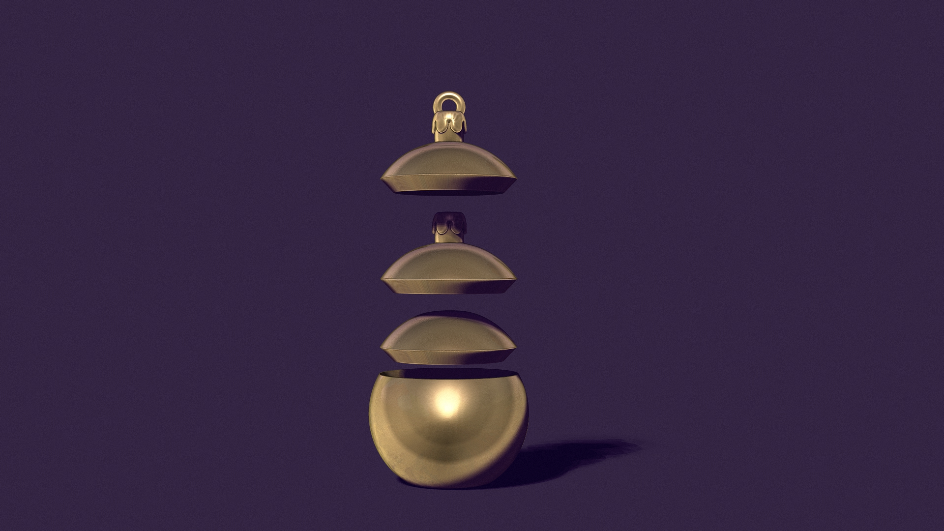 A Christmas tree ball. casting model.
