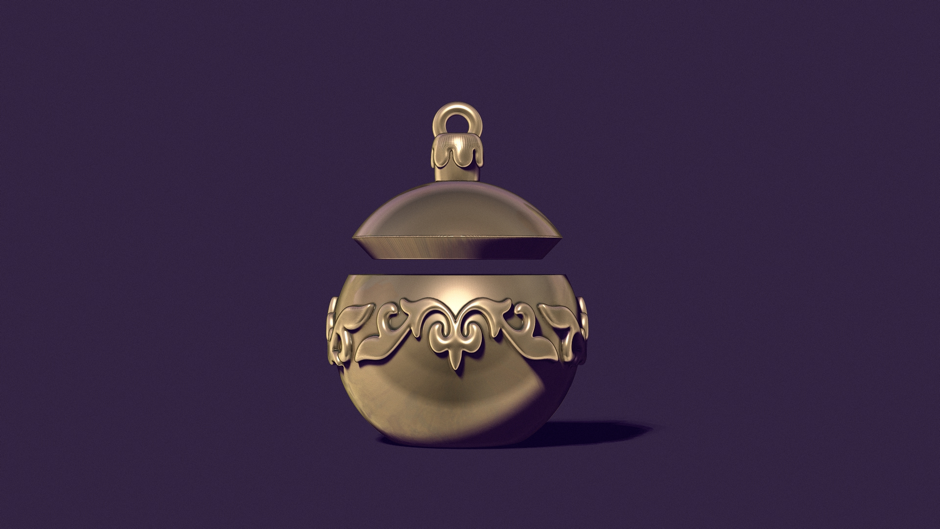 A Christmas tree ball. casting model.