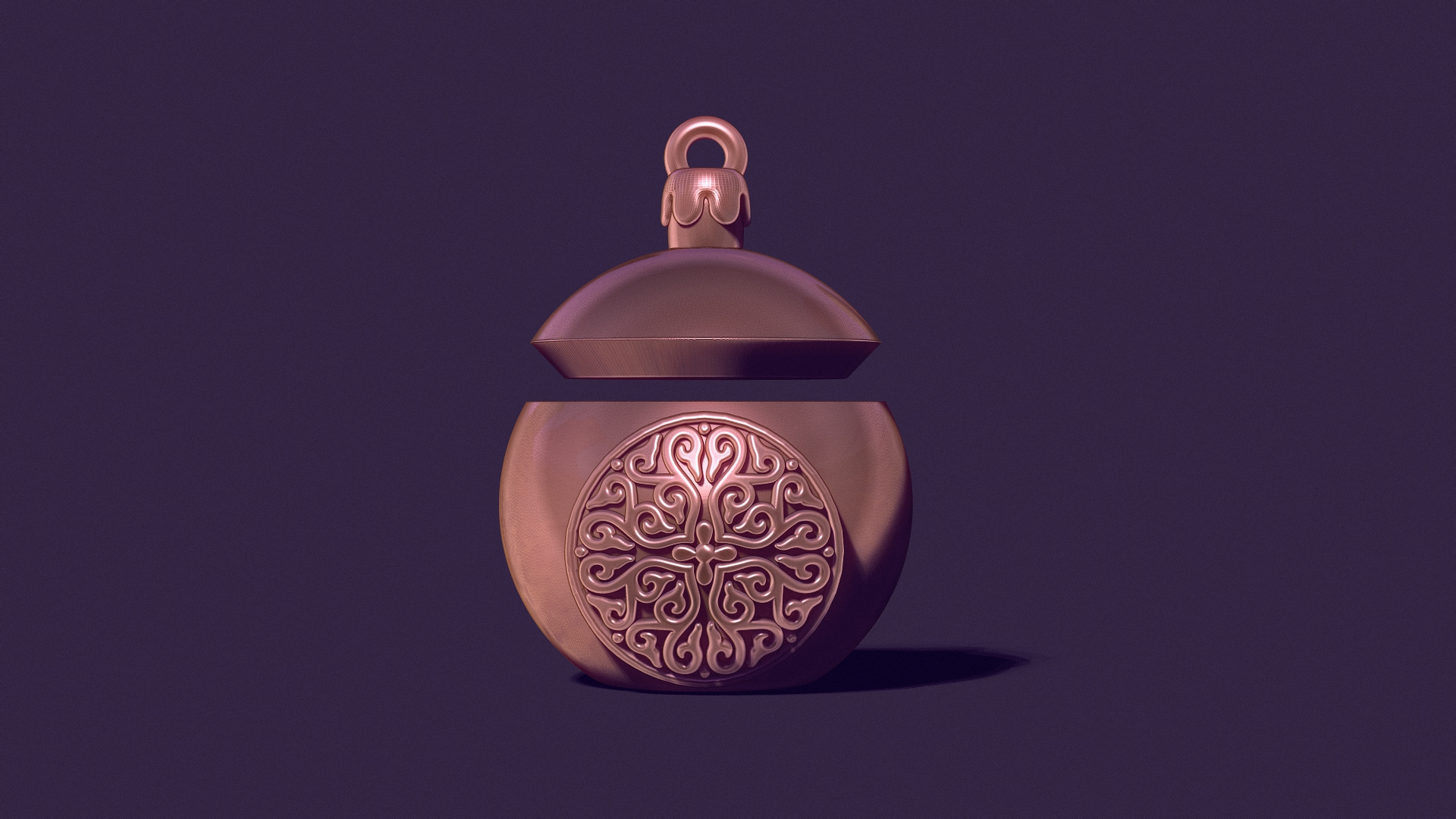 A Christmas tree ball. casting model.
