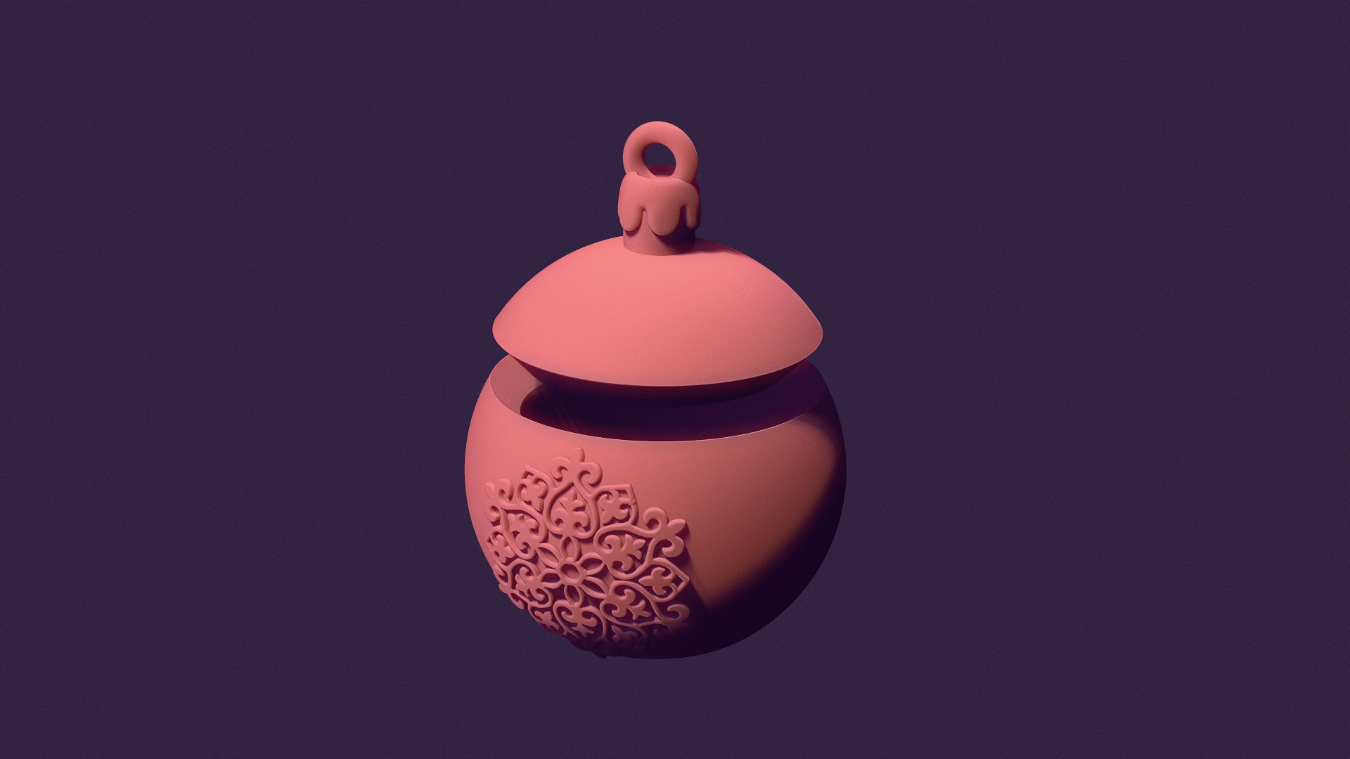 A Christmas tree ball. casting model.