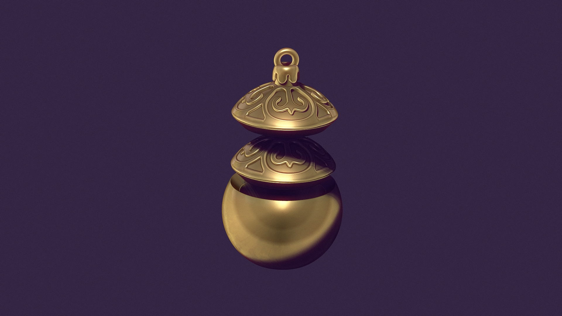 A Christmas tree ball. casting model.