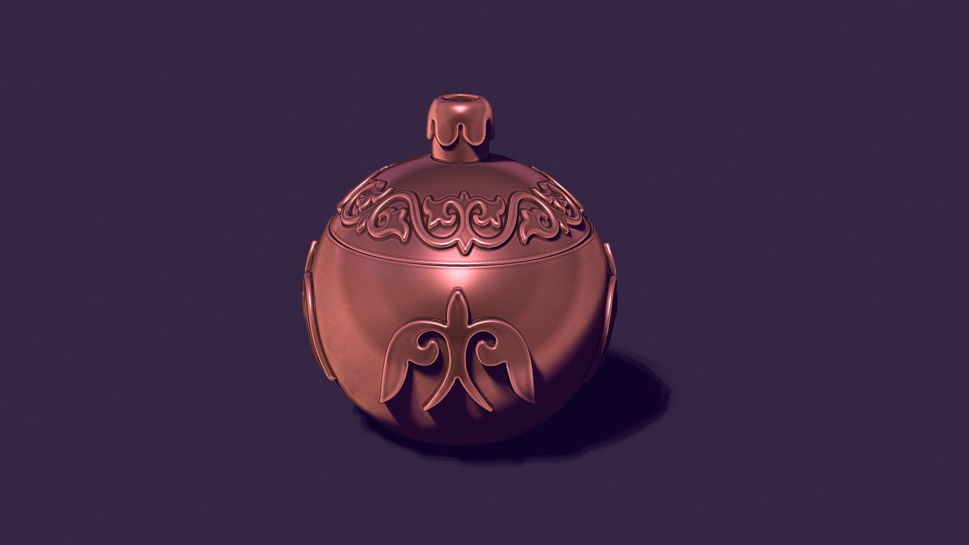 A Christmas tree ball. casting model.