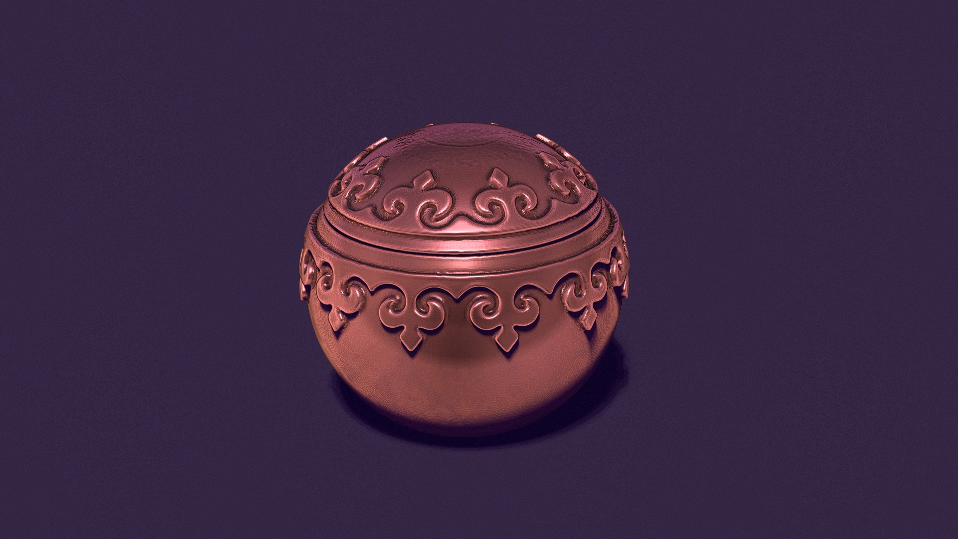 A Christmas tree ball. casting model.