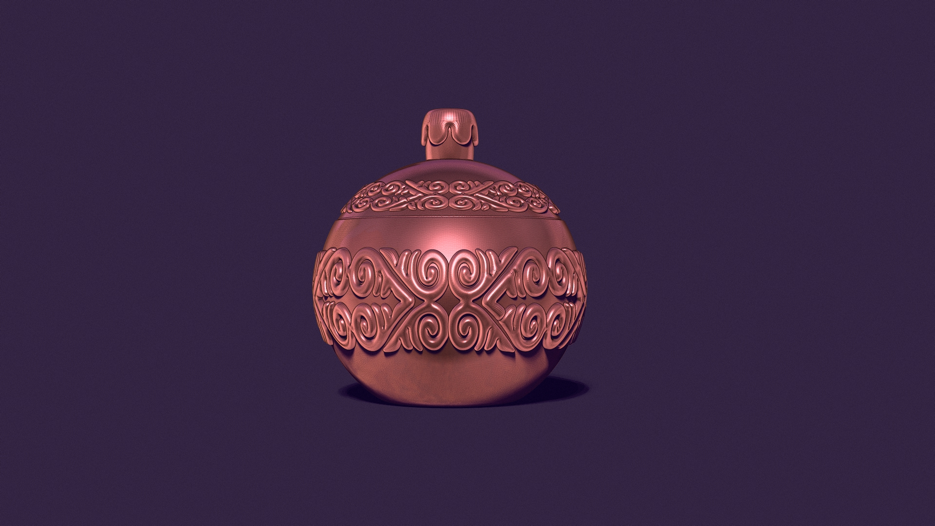 A Christmas tree ball. casting model.