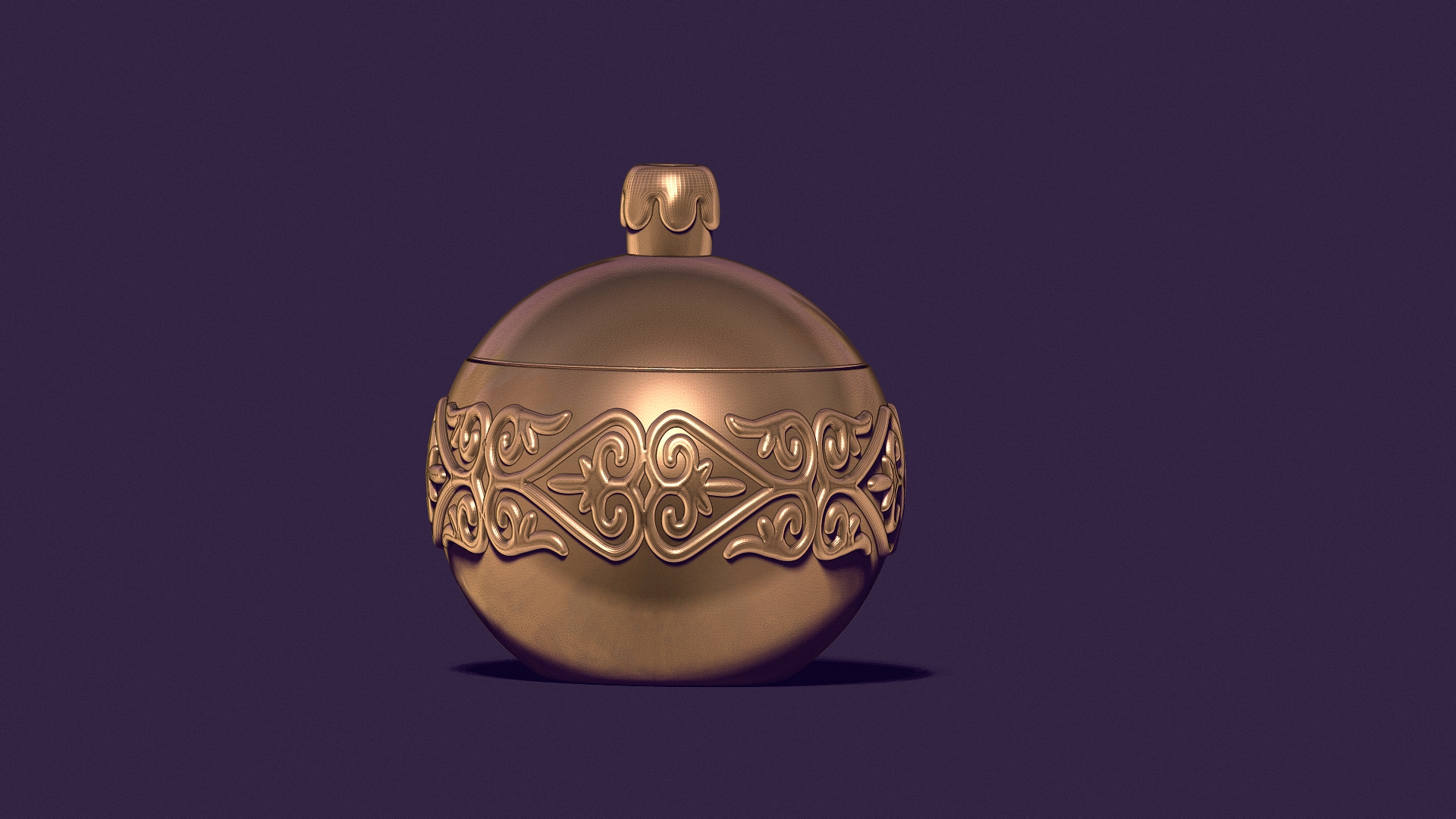 A Christmas tree ball. casting model.