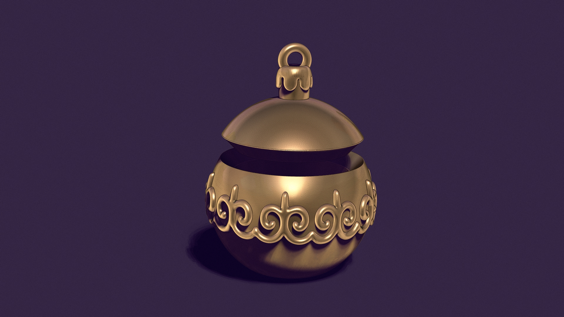 A Christmas tree ball. casting model.