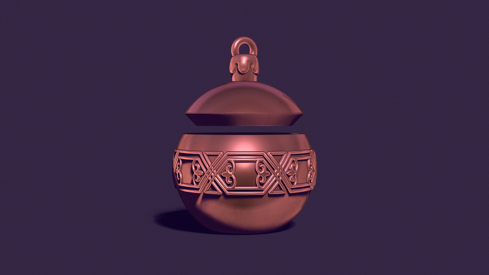 A Christmas tree ball. casting model.