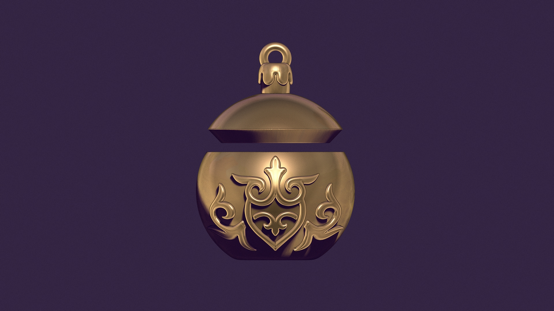 A Christmas tree ball. casting model.