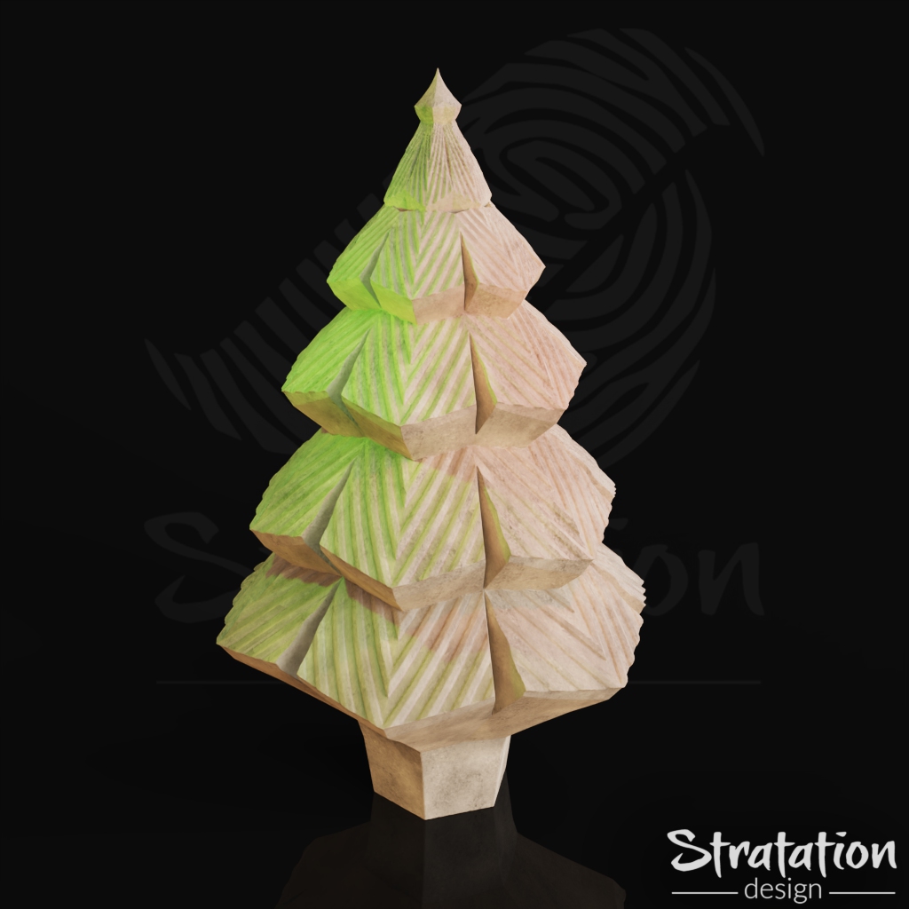 Modern Crystal Evergreen