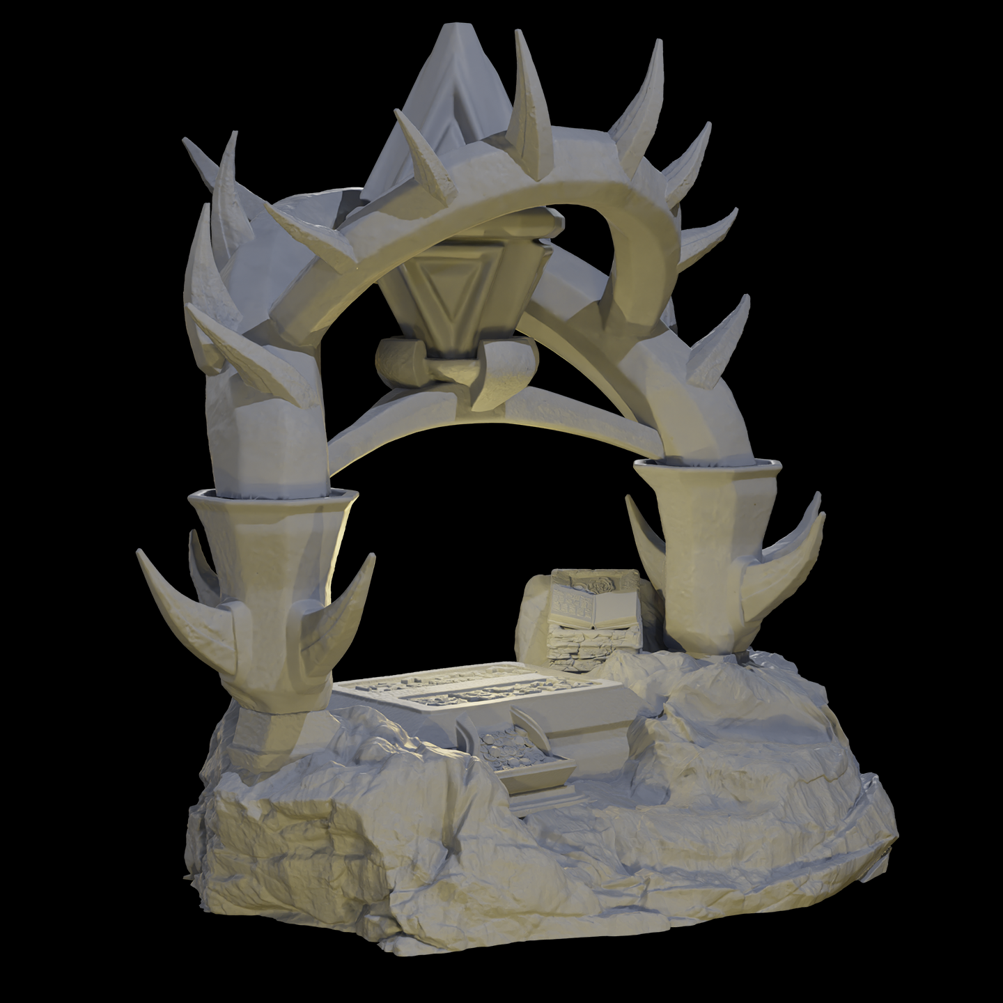 Altar on Rock - Free STL model