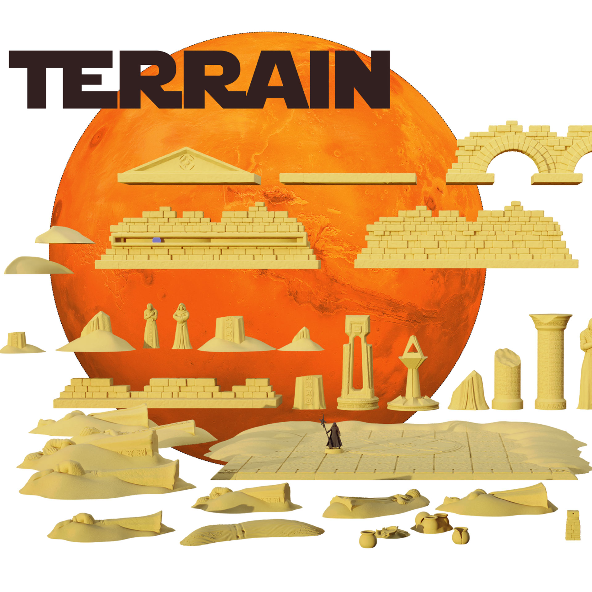 Kadau the Temple Moon Terrain Set
