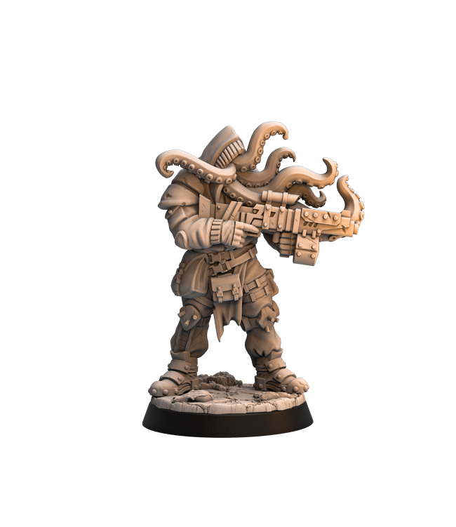 PRE-SUPPORTED Octogrunge - 32mm - DnD