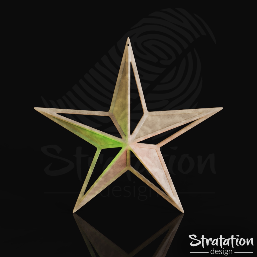 Prism Star Ornament