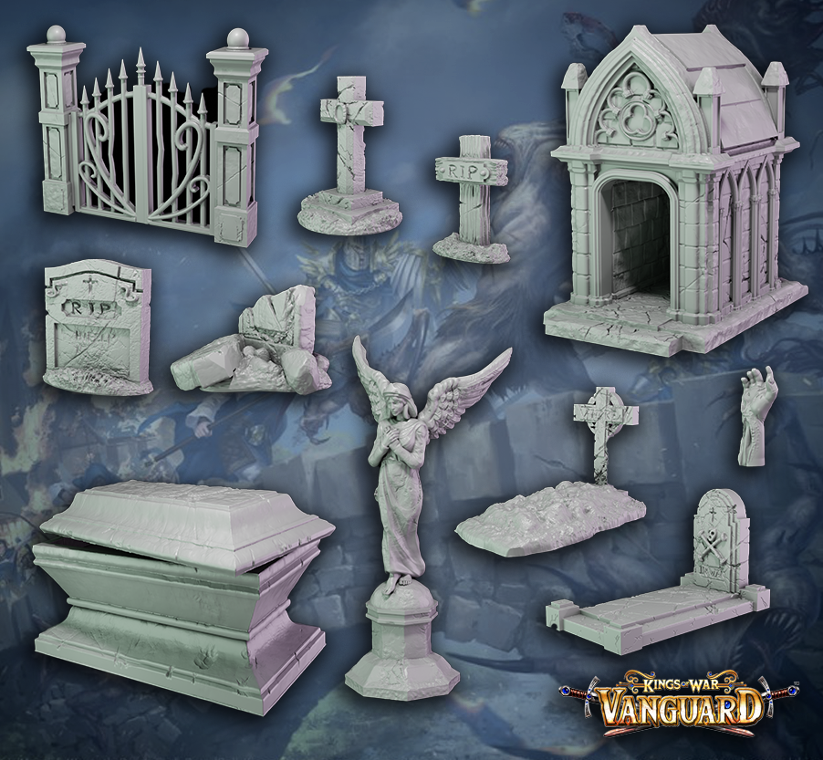 Vanguard Terrain Crate - Graveyard