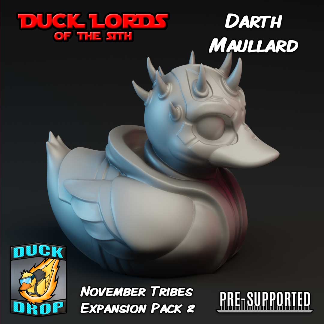 DARTH MAULLARD - Sith Lord Rubber Duck Art Toy
