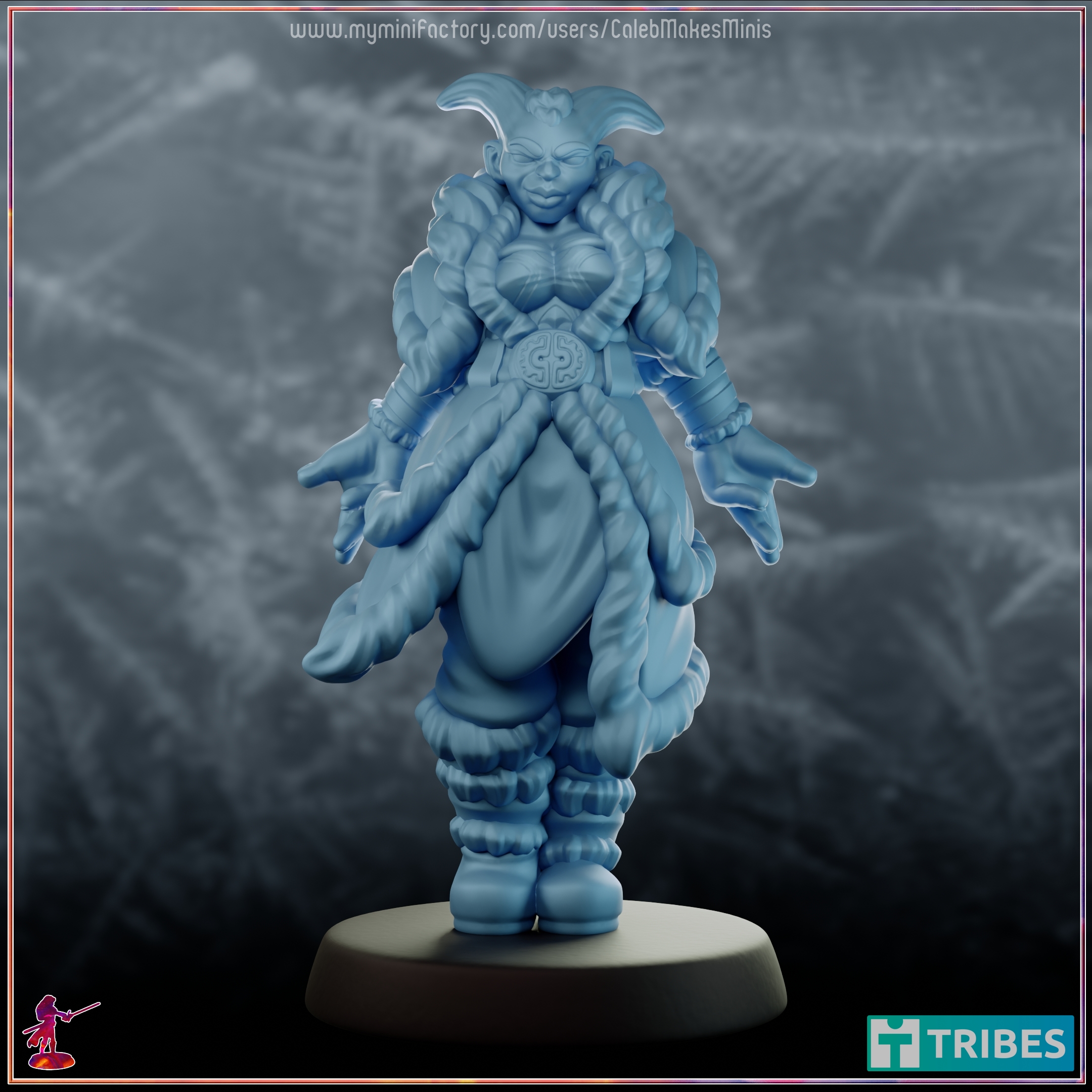"Kaniehtiio" - Hjalbörn Shaman [PRE-SUPPORTED] | Half-Giants of the Midland Series