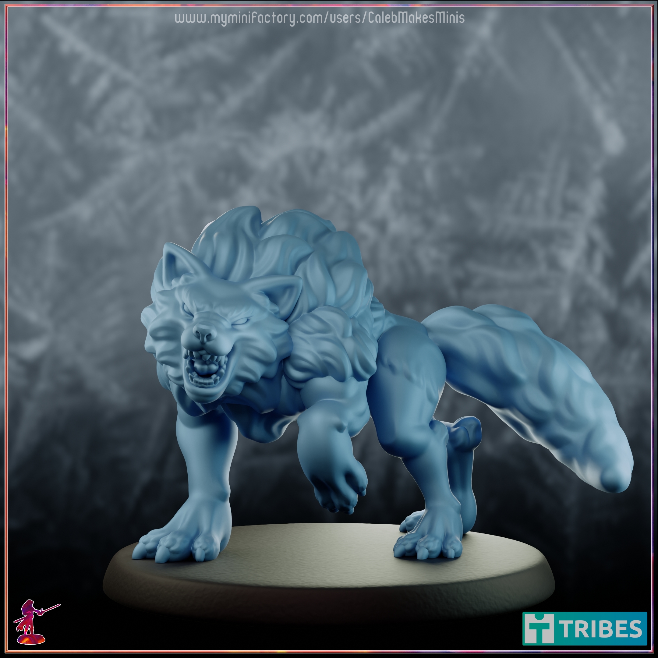 The White Wolf - Beast of Northern Legend [PRE-SUPPORTED] | Half-Giants of the Midland Series