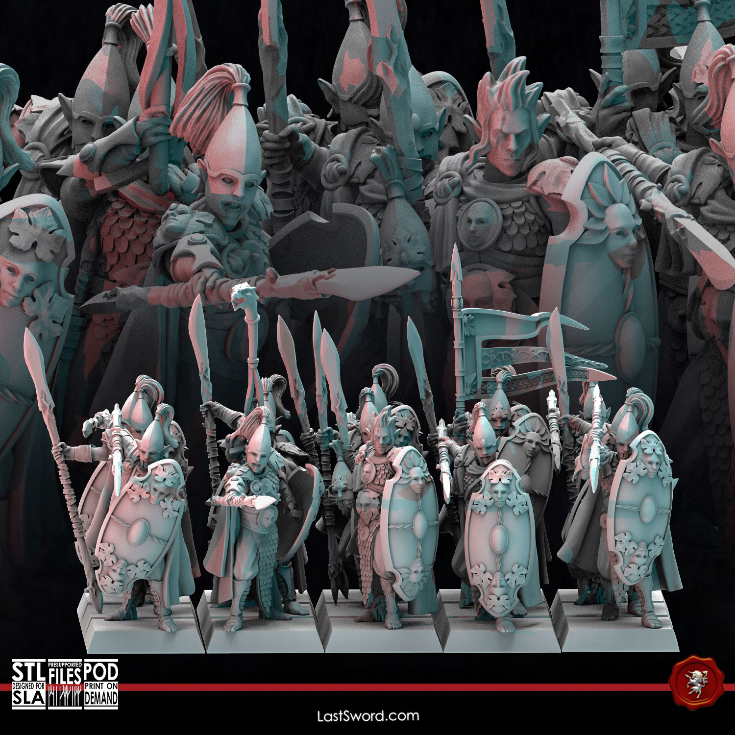 Shields of the Ancients | Pre-Supported | 30mm Fantasy