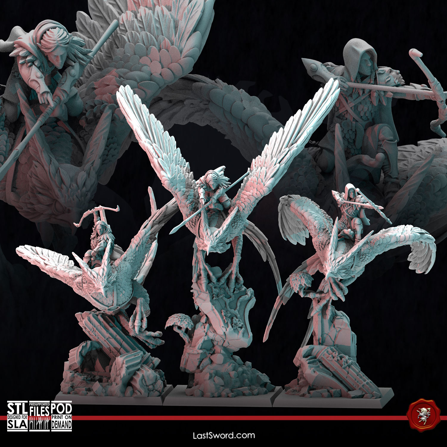 Wind Riders | Pre-Supported | 30mm Fantasy