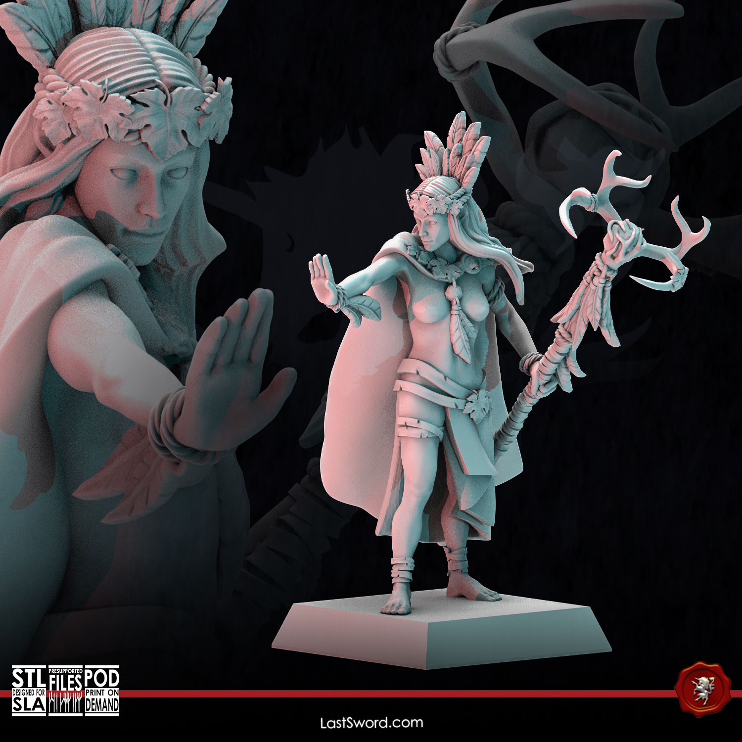 Spellsinger | Pre-Supported | 30mm Fantasy