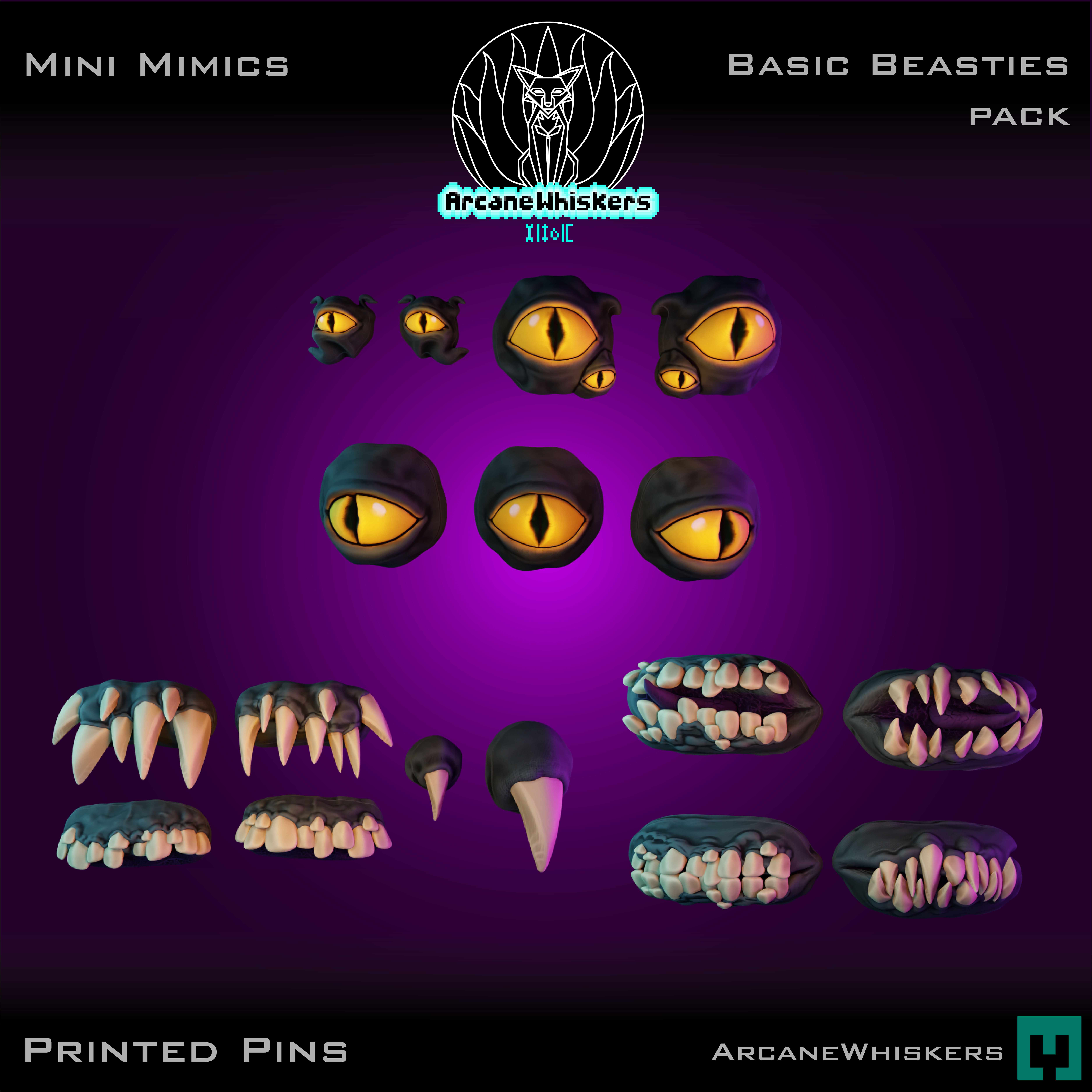 Mini Mimics, Basic Beasties pack