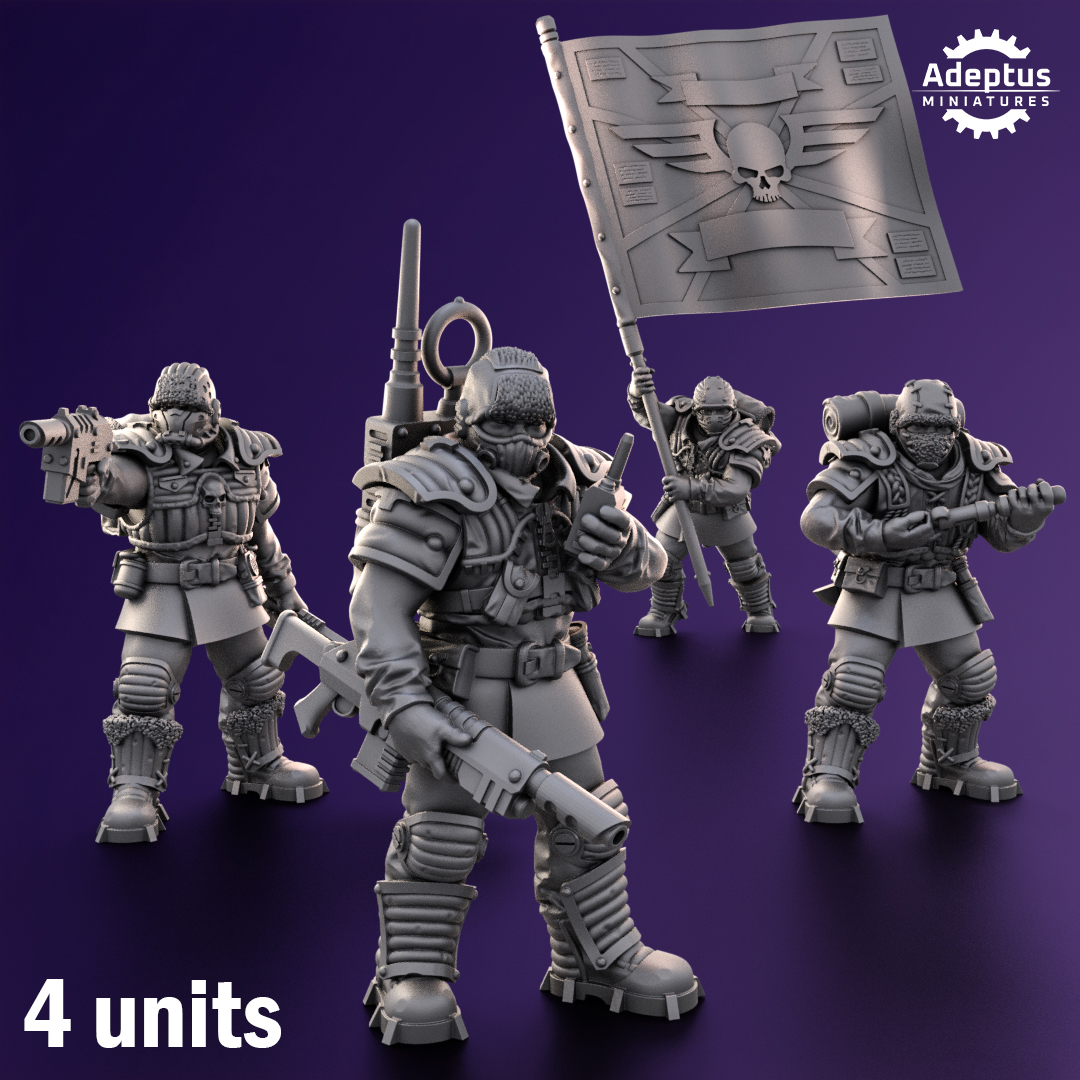 Command squad. Stormworn Troops. Imperial Guard