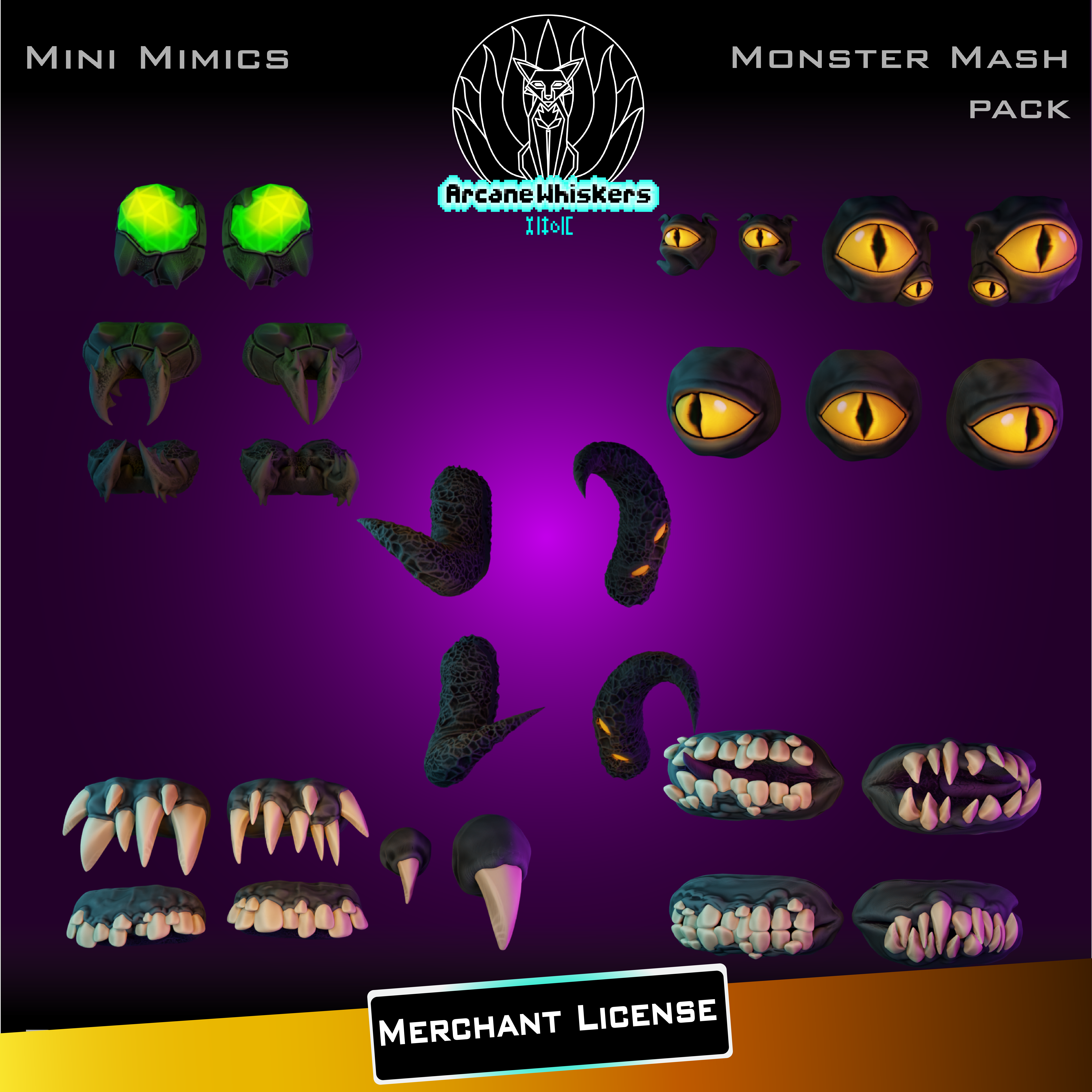 Mini Mimics, Mimic Merchant pack (commercial license)