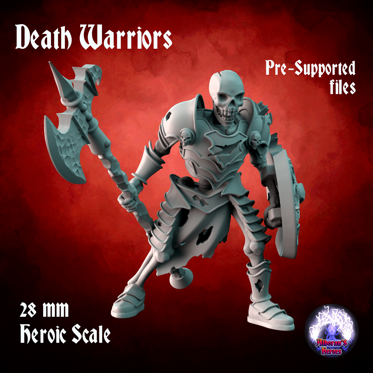 Death warriors - Halberd pose2