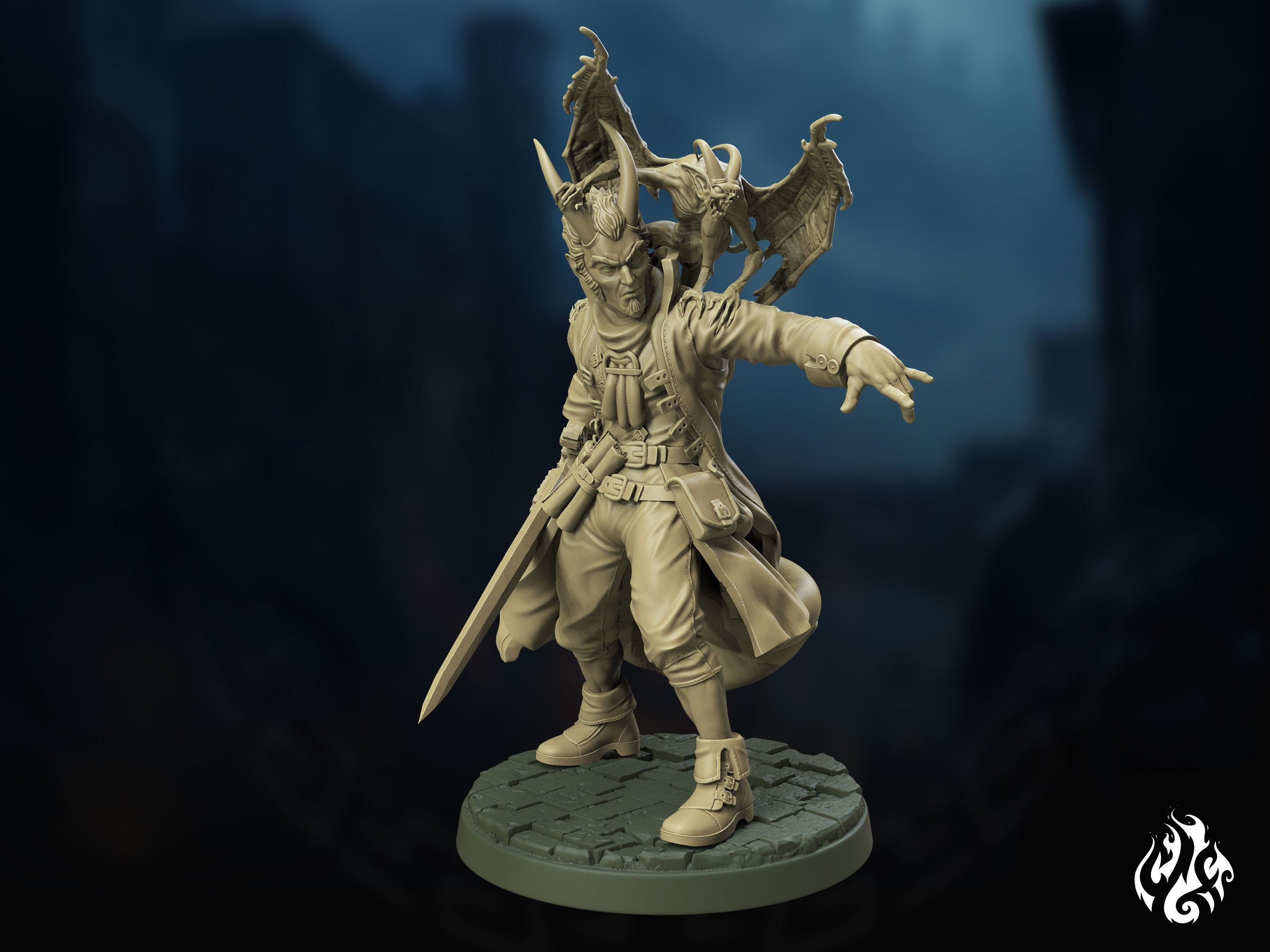 Azaroth Hex Harbinger, Tiefling Warlock