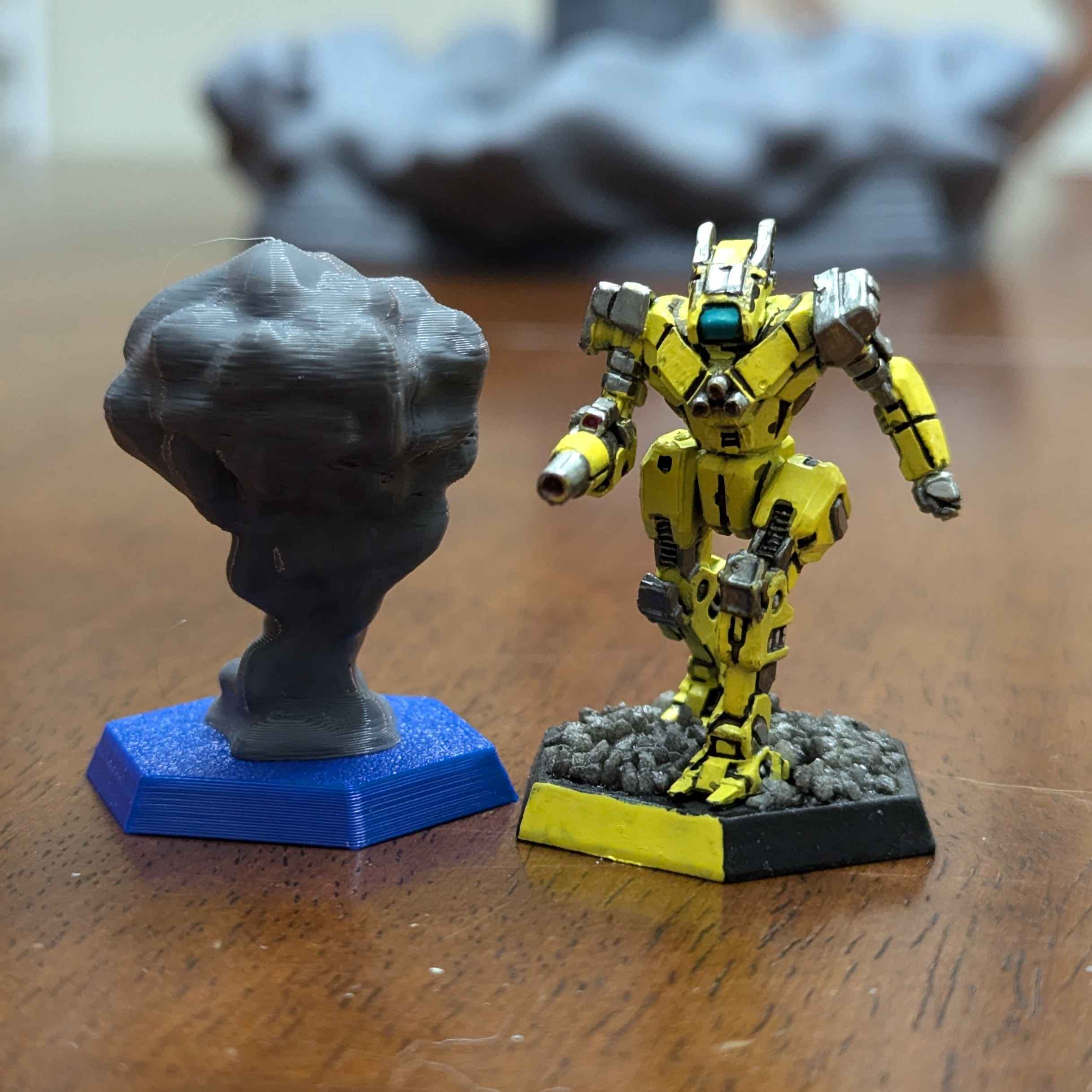 Smoke Marker Plume for Tabletop Gaming