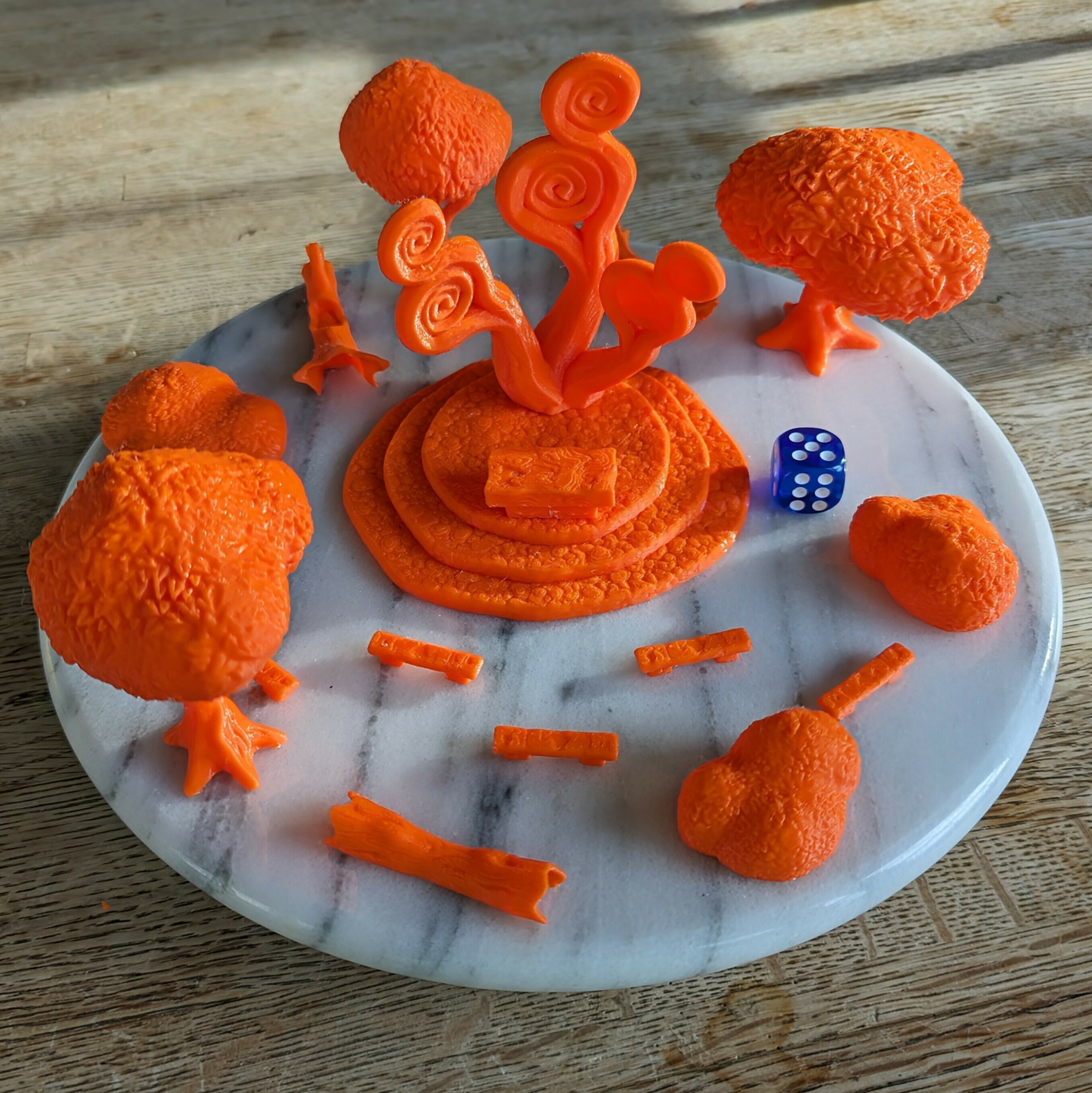 Fantasy Forest Altar Encounter Terrain - 15mm Scale and Magnet Compatible - Perfect for Fantasy Wargames and RPGs, DnD