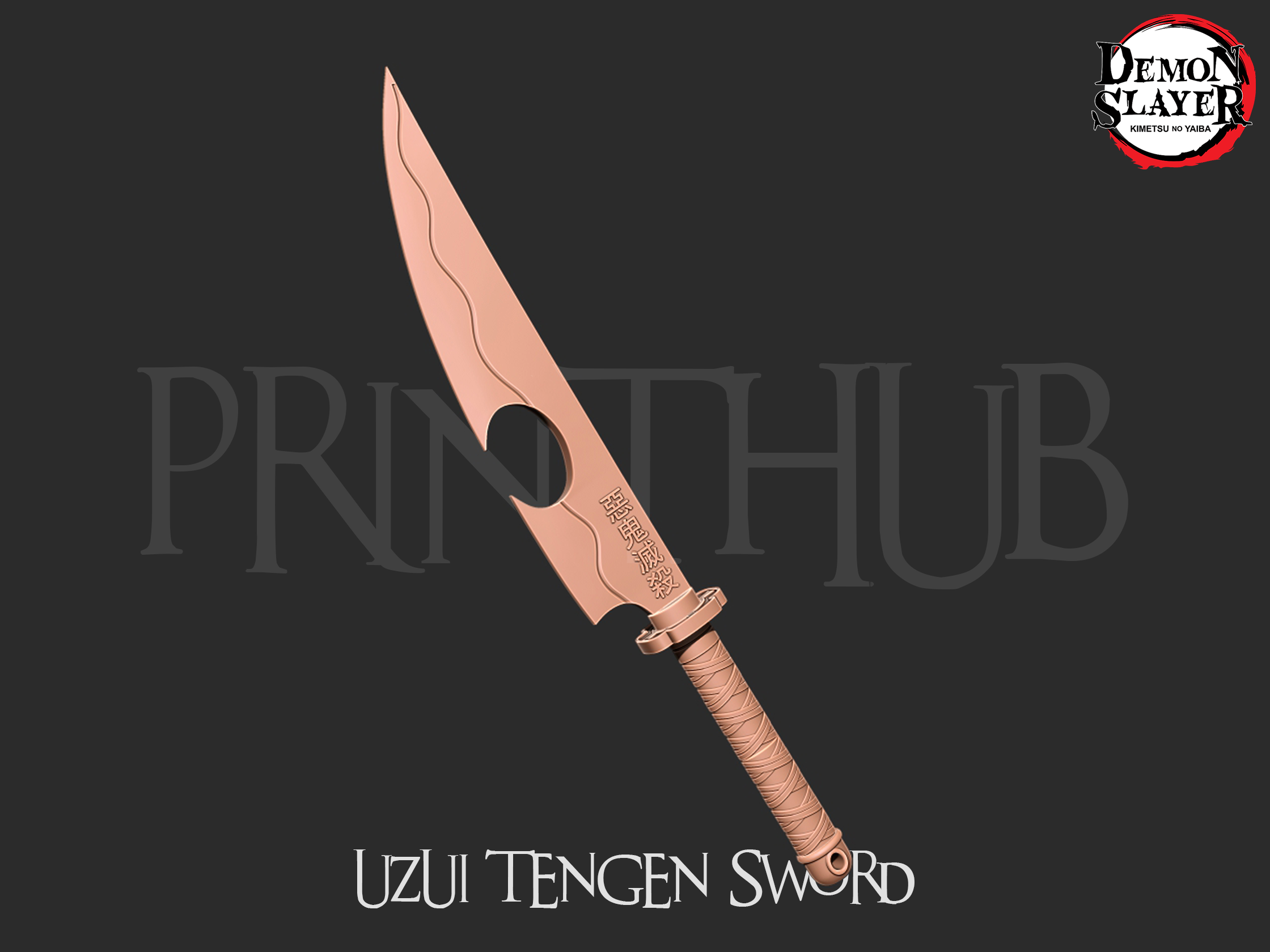 Tengen Uzui Sword for cosplay prop