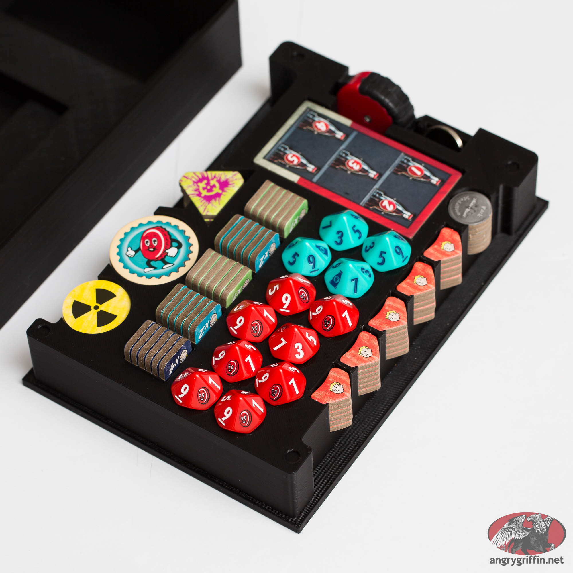 Fallout Factions: Battle for Nuka World Starter Set Token, Dice and Tool Storage Box