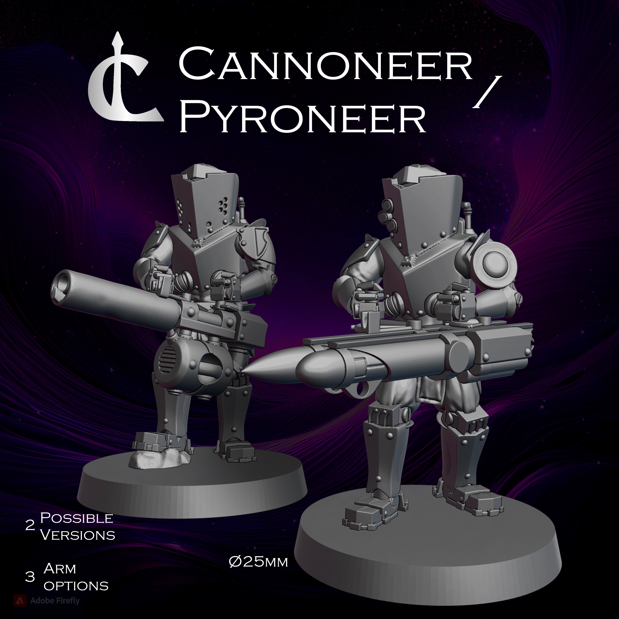 Cannoneer / Pyroneer - Presupported