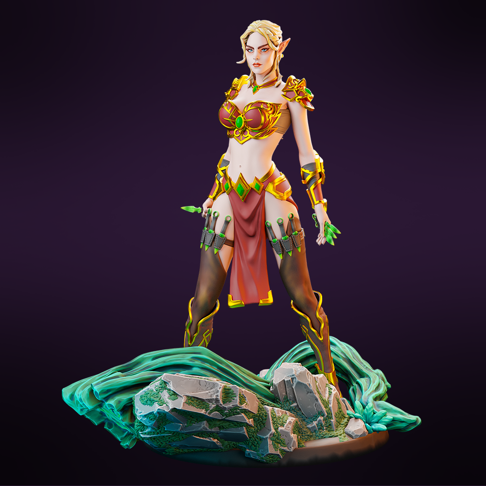 Leilah Knives Pose