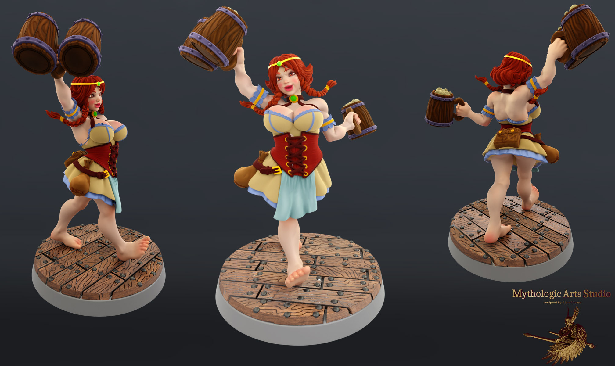 Dwarven Barmaid/Fantasy Barmaid Collection