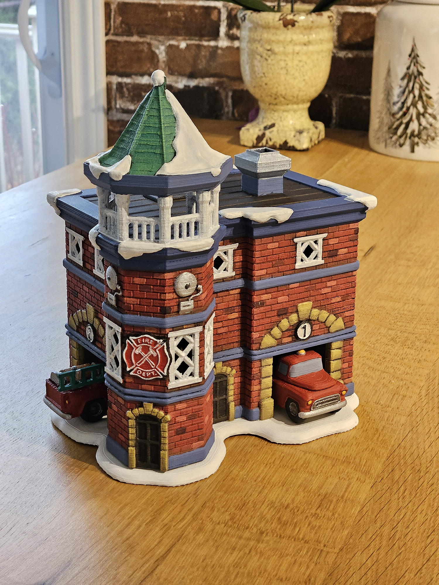 Fire Department for Christmas Village