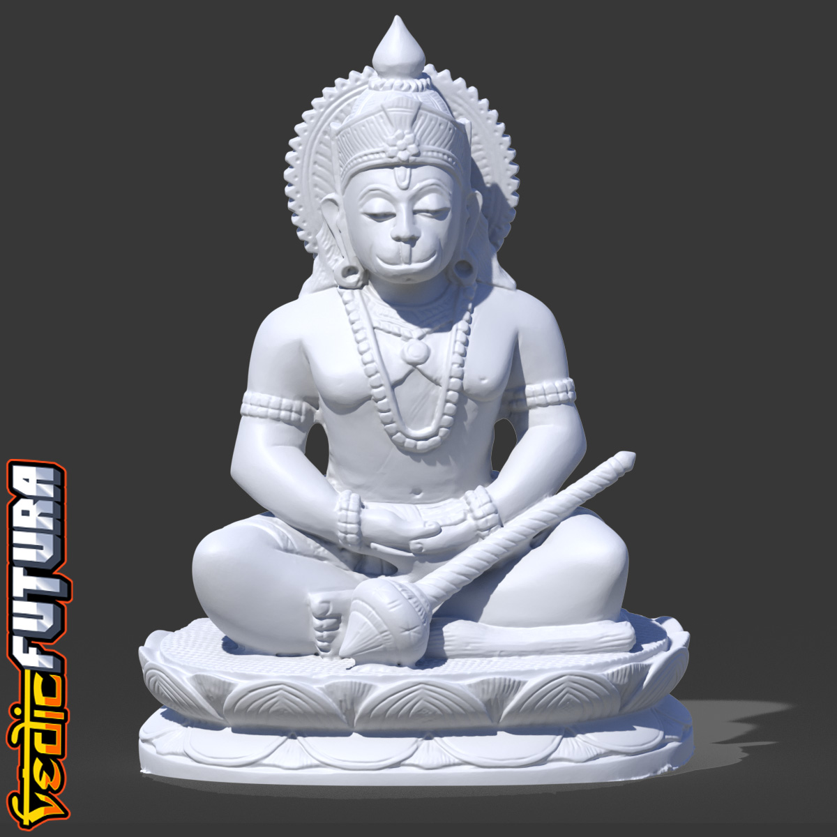 Hanuman in Dhyanamudra: The Epitome of Devotion and Tranquility