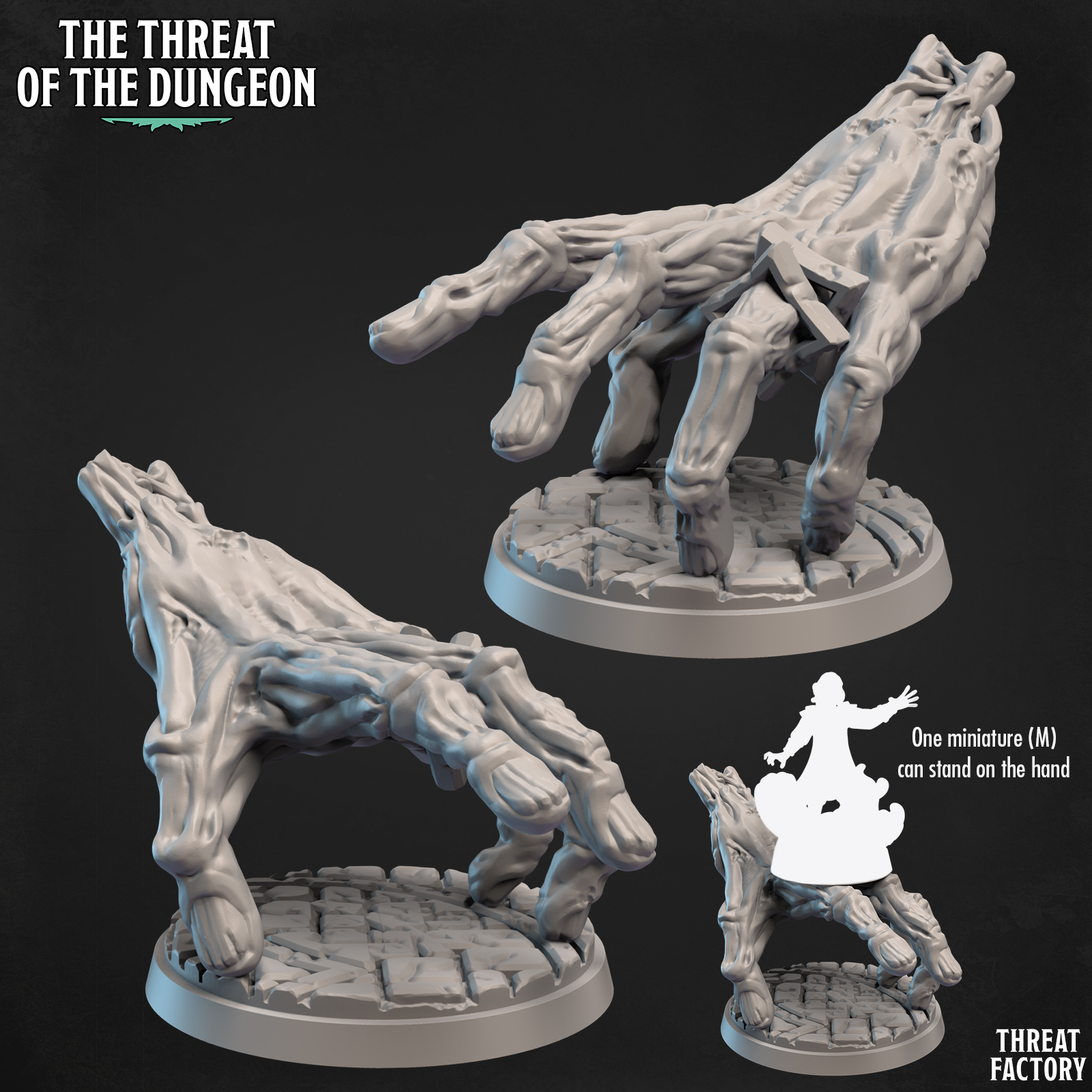 Giant undead crawling hand - Bigby's hand