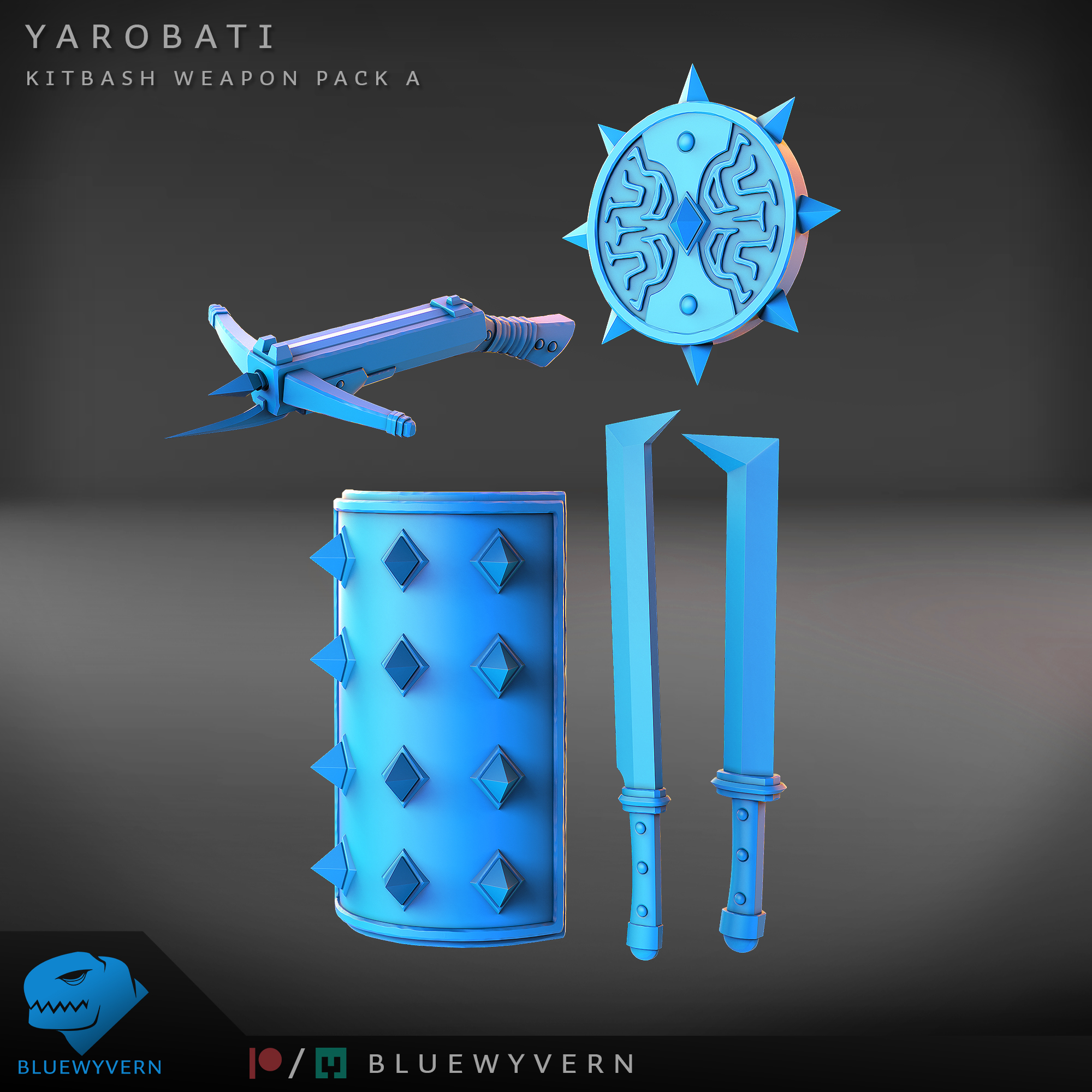 Yarobati - Kitbash Weapon Pack A
