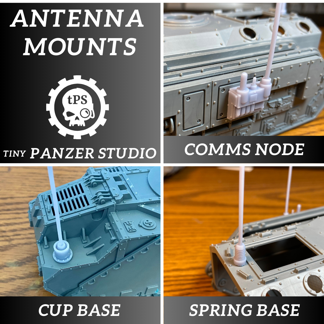 Antenna pack for vehicles (presupported)